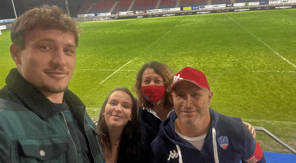 Împreună cu familia.