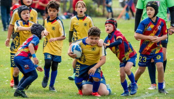 Campionatul de Mini Rugby.