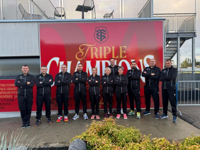 Antrenorii români din programul EduSport for All 2.0, alături de David Gerard.