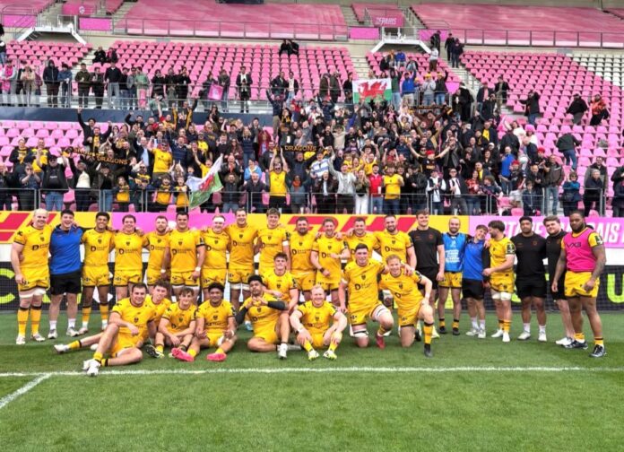Dragons RFC victorioși la Paris - sursa foto : pagina Instagram Dragons RFC