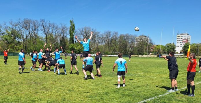 Fază din meciul Sportul Studențesc vs Știința Petroșani.