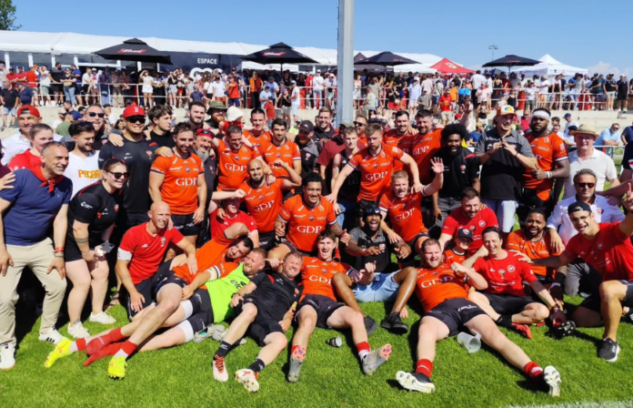 Poza de grup dupa meciul de ieri - sursa foto: Instagram csannonay