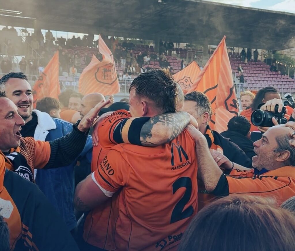 RC Narbonne câștigă finala contra lui Nissa Rugby cu 23-20, după ce la pauză scorul era de 3 la 20, și promovează în Pro D2.
