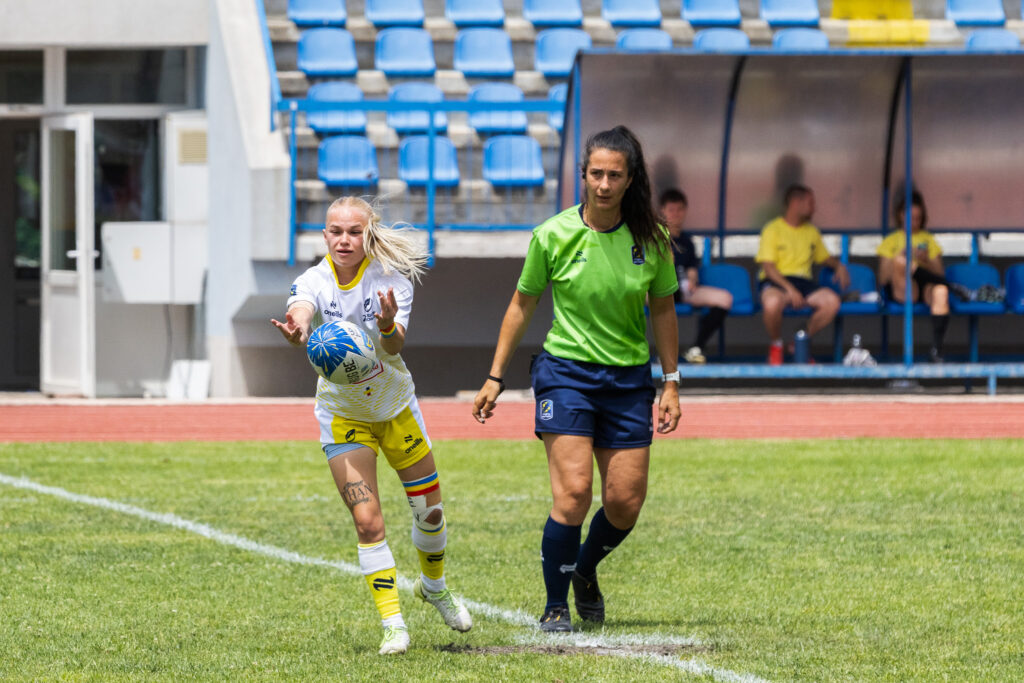 Raluca Săvădan (nr. 9 România Sevens) - sursa foto: Rugby Europe