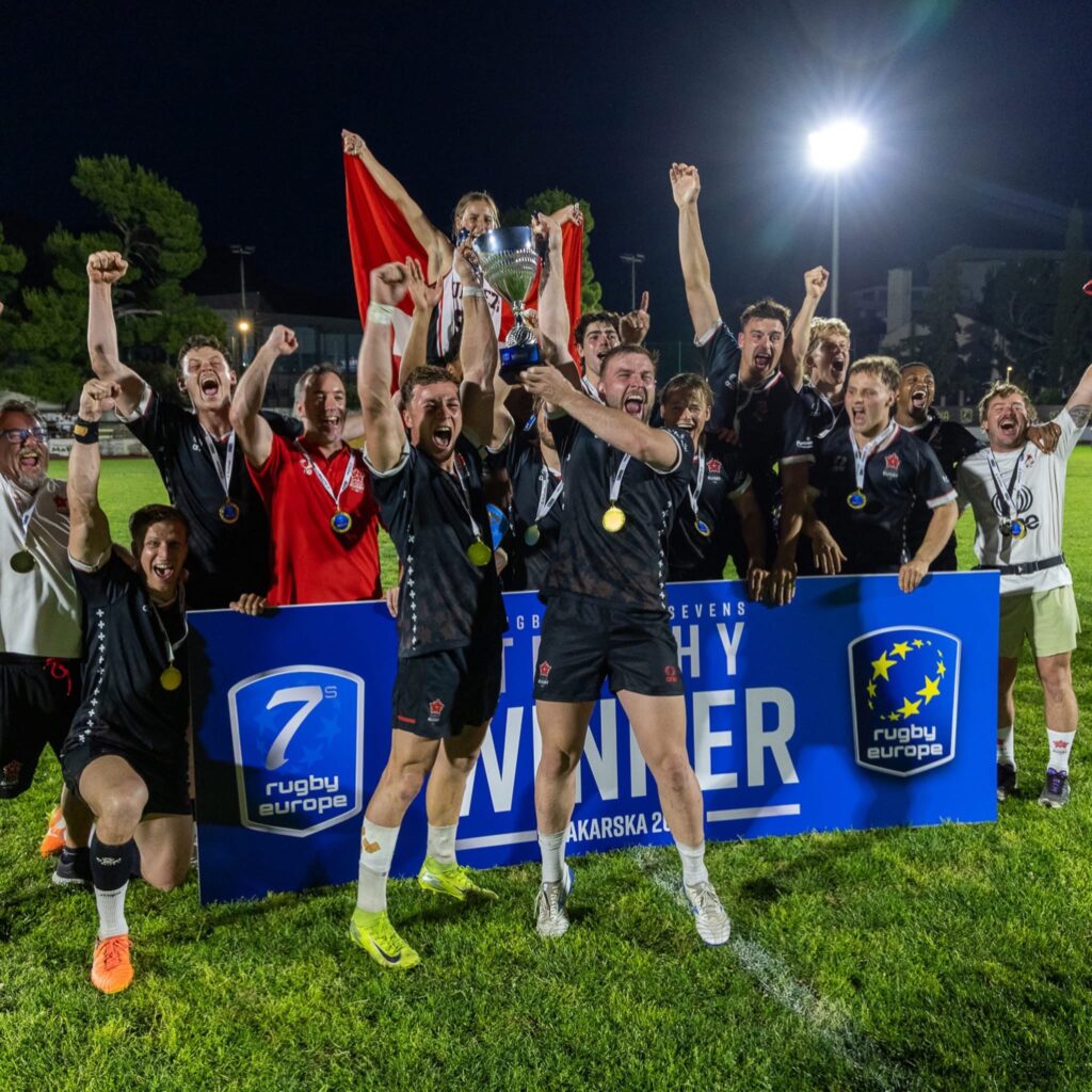 Elveția a câștigat etapa de Sevens masculin de la Makarska. Sursa foto: Rugby Europe